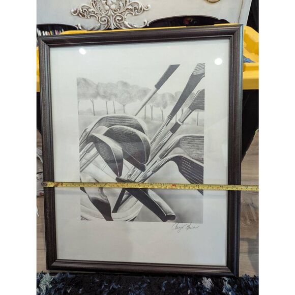 REALISM GOLF ART - Original Artwork "Fore-Shadowing" - Picture 7 of 11